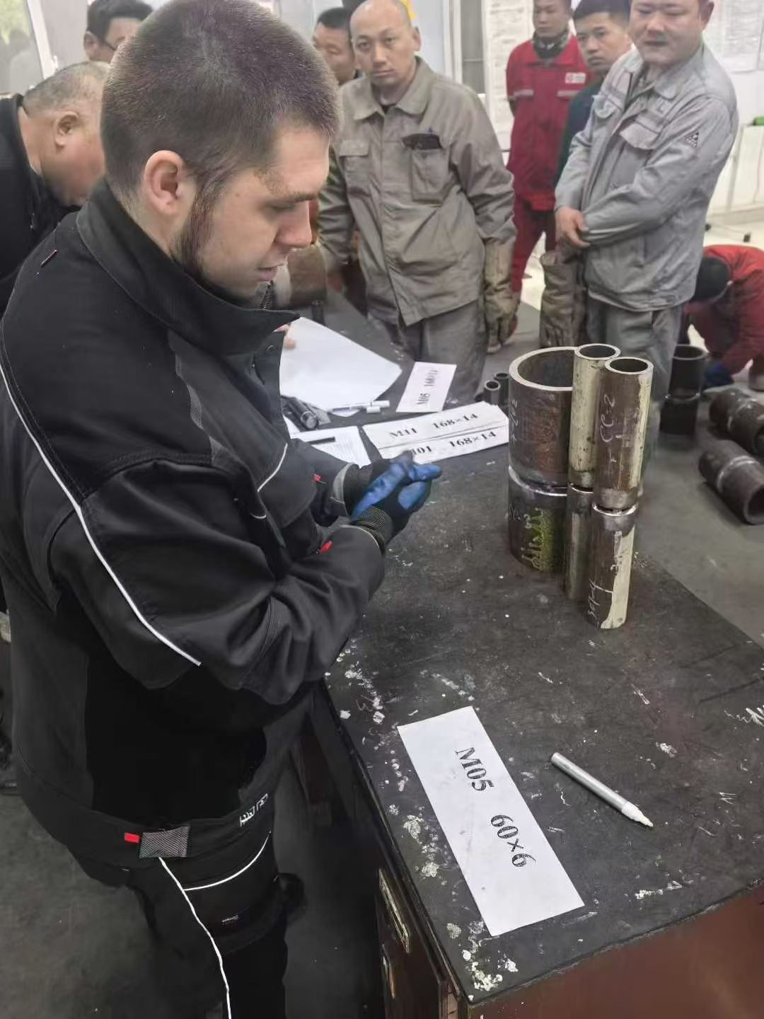 俄羅斯項目焊工考試現(xiàn)場